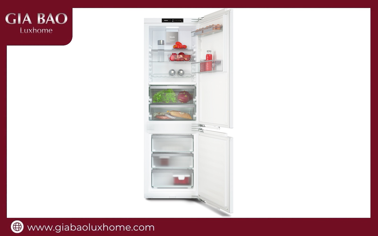 Tủ lạnh âm tủ Miele KFN 7744 C 125 Gala