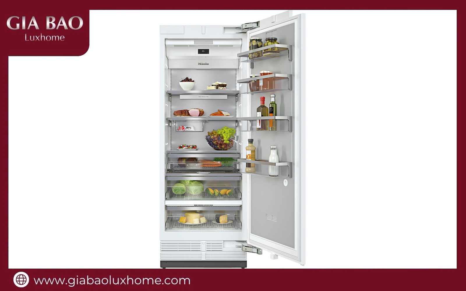 Tủ mát âm tủ Miele K 2802 Vi MasterCool