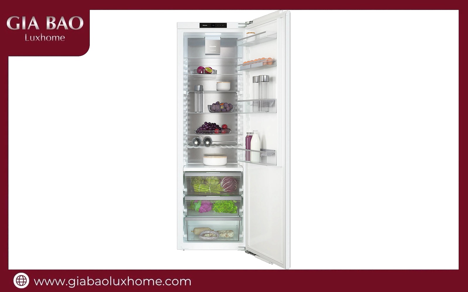 Tủ mát âm tủ Miele K 7747 C 125 Gala Ed