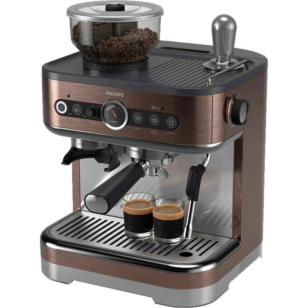 Máy pha cà phê bán tự động Philips Barista Brew PSA3228/41 màu đồng