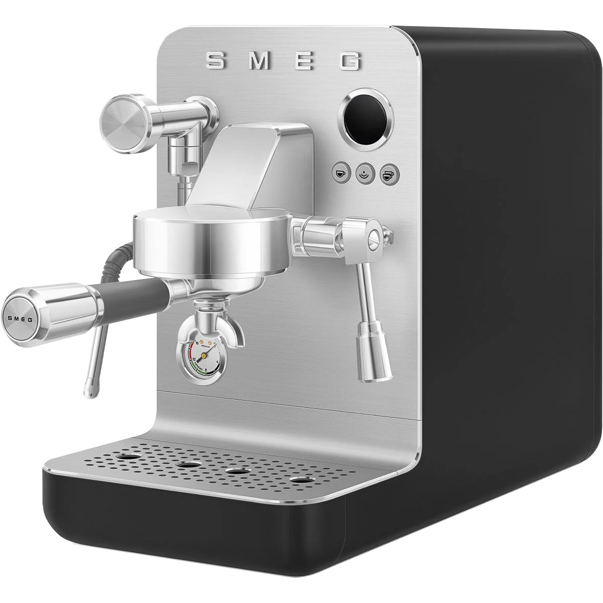 Máy pha cà phê bán chuyên nghiệp Smeg Mini Pro EMC02BLMEU - Màu đen Matte