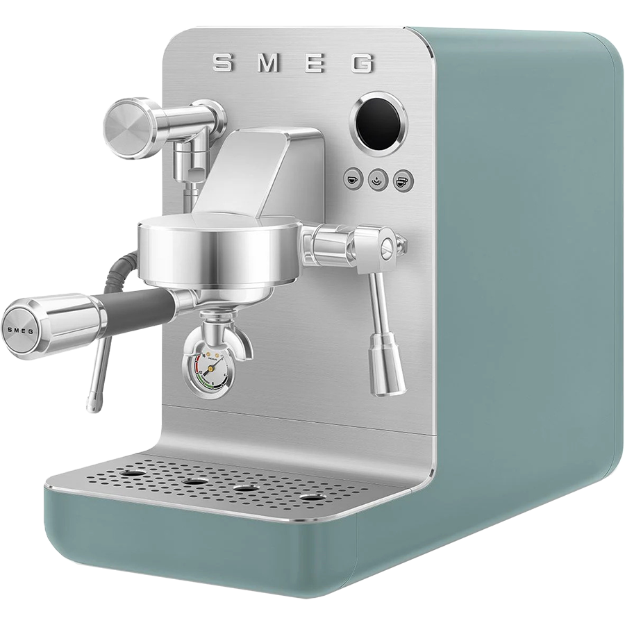 Máy pha cà phê bán chuyên nghiệp Smeg Mini Pro EMC02EGM - Xanh Lá Emerald Matte