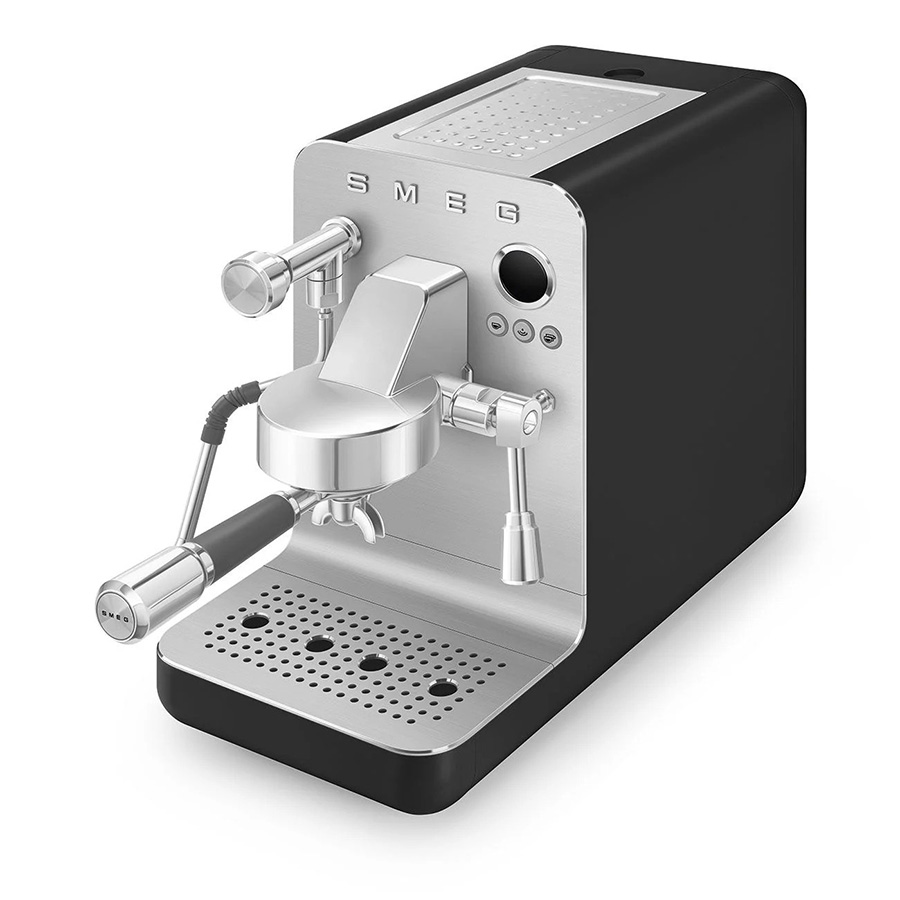 Máy pha cà phê bán chuyên nghiệp Smeg Mini Pro EMC02BLMEU - Màu đen Matte - ảnh 6
