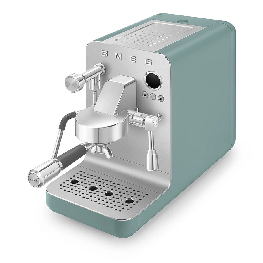 Máy pha cà phê bán chuyên nghiệp Smeg Mini Pro EMC02EGM - Xanh Lá Emerald Matte - ảnh 7