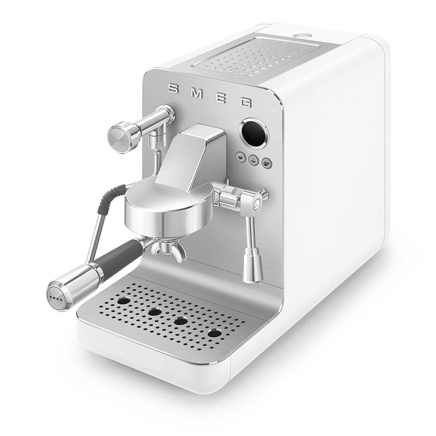 Máy pha cà phê bán chuyên nghiệp Smeg EMC02WHMEU - Màu trắng Matte - ảnh 3