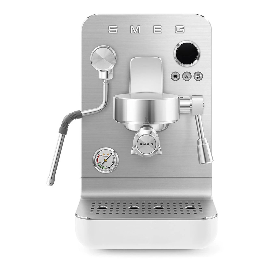 Máy pha cà phê bán chuyên nghiệp Smeg EMC02WHMEU - Màu trắng Matte - ảnh 2